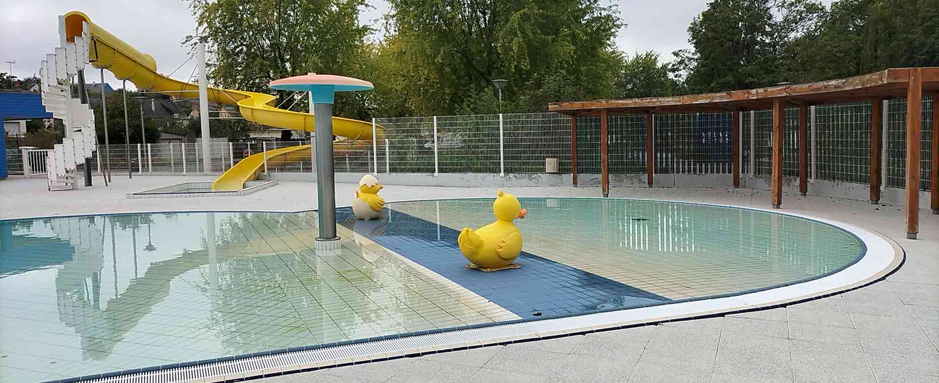 vue aerienne camping parc aquatique sarthe